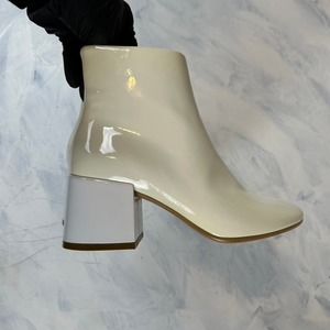 Varnished Leather Ankle Boots MM6 Maison Margiela BNWT